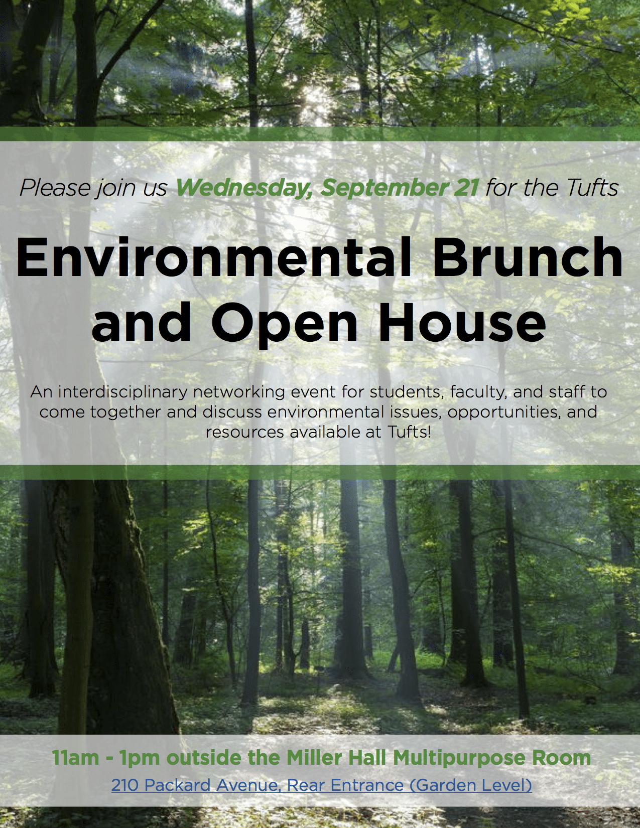 Environmental Community Brunch and Open House