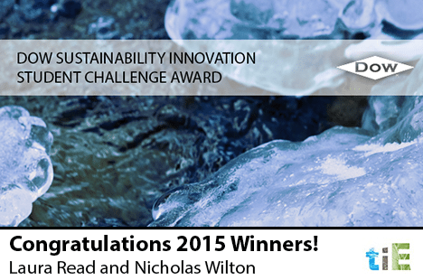 TIE_The DOW Sustainability Innovation Student Challenge Award Winners