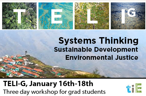 TIE_Graduate Students Workshop: Systems Thinking in Sustainable Development and Environmental Justice